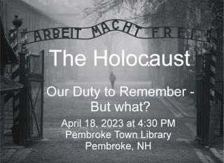 Our Duty to Remember Flyer