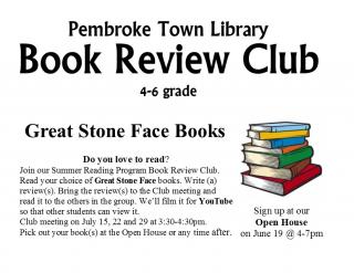 Book Review Club 4-6 gr.