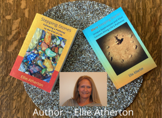 Two Ellie Atherton books with Ellie's picture in center.