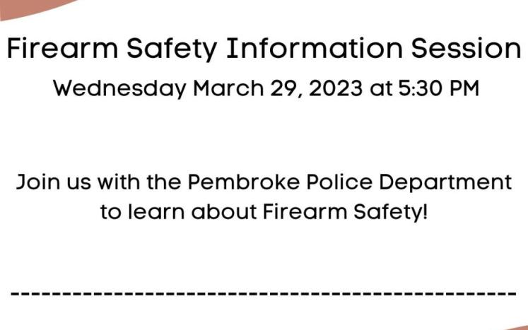 Firearm Safety Flyer